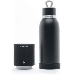 Aquio IBTB2BB Double-Wall Steel Insulated Hydration Bottle with Rechargeable